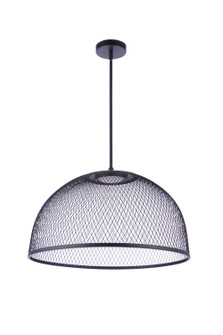 Sculptural Statement Pendants LED Pendant in Flat Black (46|P1005FB-LED)