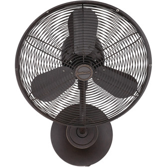 Bellows I Hard-wired Indoor/Outdoor Wall Mount Fan in Aged Bronze Textured (46|BW116AG3-HW)