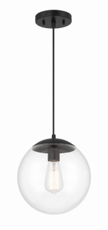 Gaze One Light Pendant in Flat Black (46|56891-FB)