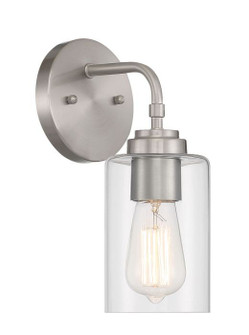 Stowe One Light Wall Sconce in Brushed Polished Nickel (46|56001-BNK)