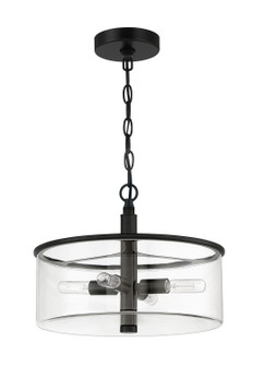 Hailie Four Light Convertible Semi Flush in Flat Black (46|55654-FB)