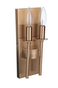 Larrson Two Light Wall Sconce in Satin Brass (46|54362-SB)