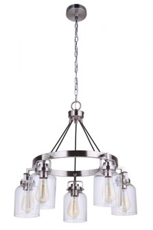 Foxwood Five Light Chandelier in Brushed Polished Nickel (46|53625-BNK)
