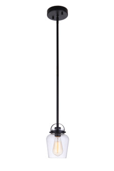 Trystan One Light Mini Pendant in Flat Black (46|53591-FB)