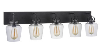 Trystan Five Light Vanity in Flat Black (46|53505-FB)