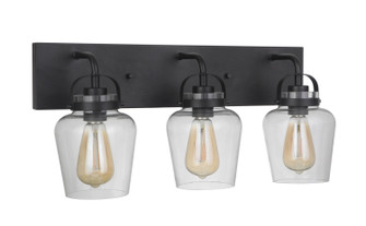 Trystan Three Light Vanity in Flat Black (46|53503-FB)