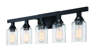 Chicago Five Light Vanity in Flat Black (46|53105-FB)