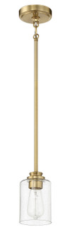 Bolden One Light Mini Pendant in Satin Brass (46|50591-SB)