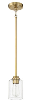 Bolden One Light Mini Pendant in Satin Brass (46|50591-SB)
