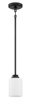 Bolden One Light Mini Pendant in Flat Black (46|50591-FB-WG)