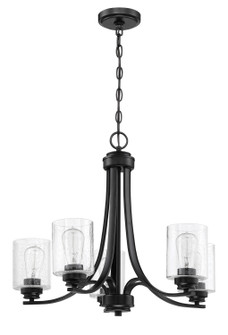 Bolden Five Light Chandelier in Flat Black (46|50525-FB)