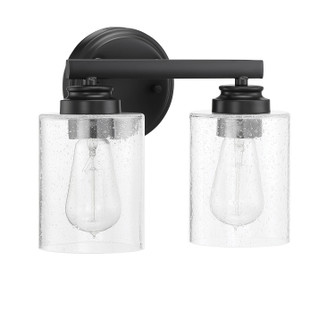 Bolden Two Light Vanity in Flat Black (46|50502-FB)