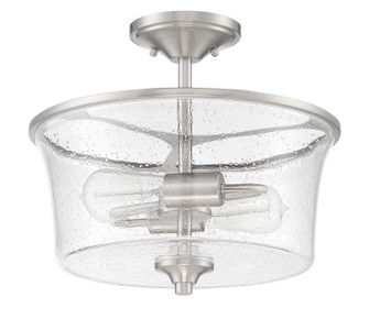 Gwyneth Two Light Convertible Semi Flush in Brushed Polished Nickel (46|50452-BNK)