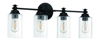 Dardyn Four Light Vanity in Flat Black (46|49804-FB-C)