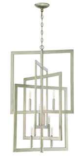 Portrait Eight Light Foyer Pendant in Gold Twilight (46|44938-GT)