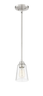 Grace One Light Mini Pendant in Brushed Polished Nickel (46|41991-BNK-CS)