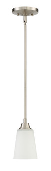 Grace One Light Mini Pendant in Brushed Polished Nickel (46|41991-BNK)