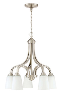 Grace Five Light Chandelier in Brushed Polished Nickel (46|41915-BNK)