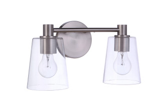 Emilio Two Light Vanity in Brushed Polished Nickel (46|12615BNK2)