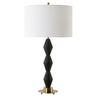 Threefold One Light Table Lamp in Antique Brass (52|30348-1)