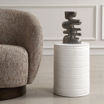 Borderline Drum Table in Plaster White (52|24117)