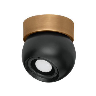 Odin One Light Flush Mount in Patina Brass (67|C1406-PBR/SBK)