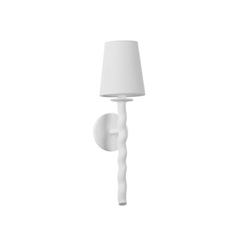 Alvaro One Light Wall Sconce in Gesso White (67|B1220-GSW)