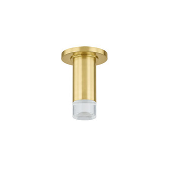Claudie One Light Flush Mount in Aged Brass (428|H900501-AGB)