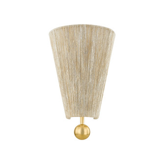Song One Light Wall Sconce in Aged Brass (428|H682101-AGB)