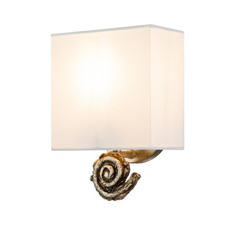 Swirl One Light Wall Sconce in Silver Leaf (175|SC1161S-1)