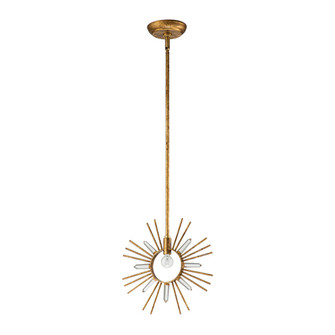 Sun King One Light Pendant in Gold Leaf (175|PD90647G-1)
