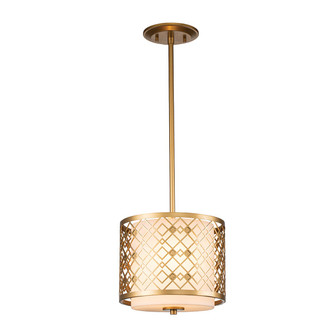 Ziggy Two Light Pendant in Lacquered Gold (175|PD1185LG-1)