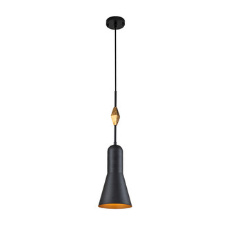 Etoile One Light Pendant in Matte Black (175|PD00116B-1)