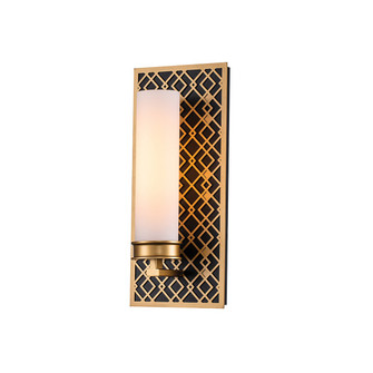 Ziggy One Light Bath in Lacquered Gold (175|BB1185LG-1)