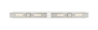 Downtown Urban Four Light Bath Vanity in Satin Nickel (405|617L-4W-SN-G617-11SM)