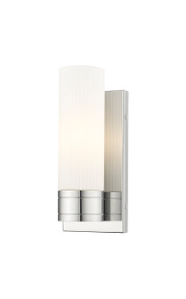 Downtown Urban One Light Wall Sconce in Polished Chrome (405|617-1W-PC-G617-8SWH)