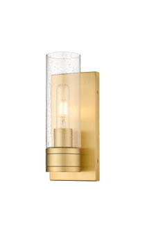Downtown Urban One Light Wall Sconce in Brushed Brass (405|617-1W-BB-G617-8SDY)