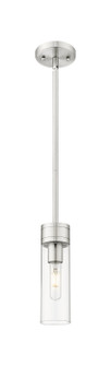Downtown Urban One Light Mini Pendant in Satin Nickel (405|617-1S-SN-G617-8CL)