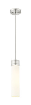 Downtown Urban One Light Mini Pendant in Satin Nickel (405|617-1S-SN-G617-11WH)