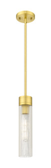 Downtown Urban One Light Mini Pendant in Satin Gold (405|617-1S-SG-G617-11SCL)