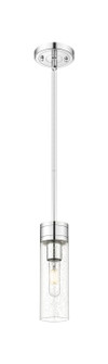 Downtown Urban One Light Mini Pendant in Polished Chrome (405|617-1S-PC-G617-8SDY)