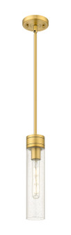 Downtown Urban One Light Mini Pendant in Brushed Brass (405|617-1S-BB-G617-11SDY)