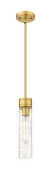 Downtown Urban One Light Mini Pendant in Brushed Brass (405|617-1S-BB-G617-11DE)