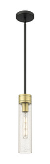 Downtown Urban One Light Mini Pendant in Black Antique Brass (405|617-1S-BAB-G617-11SDY)