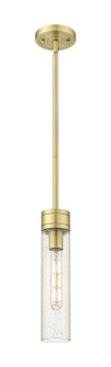 Downtown Urban One Light Mini Pendant in Antique Brass (405|617-1S-AB-G617-11SDY)