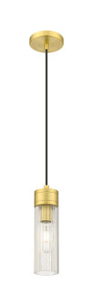 Downtown Urban One Light Mini Pendant in Satin Gold (405|617-1P-SG-G617-8SCL)