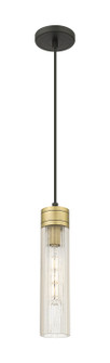 Downtown Urban One Light Mini Pendant in Black Antique Brass (405|617-1P-BAB-G617-11SCL)