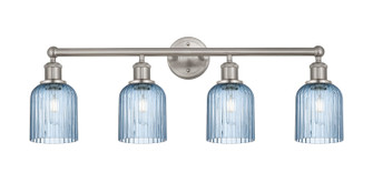 Edison Four Light Bath Vanity in Brushed Satin Nickel (405|616-4W-SN-G559-5BL)