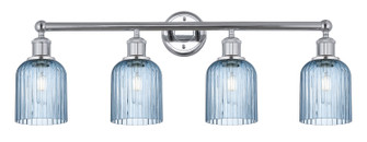 Edison Four Light Bath Vanity in Polished Chrome (405|616-4W-PC-G559-5BL)
