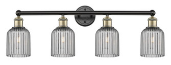 Edison Four Light Bath Vanity in Black Antique Brass (405|616-4W-BAB-G559-5SM)